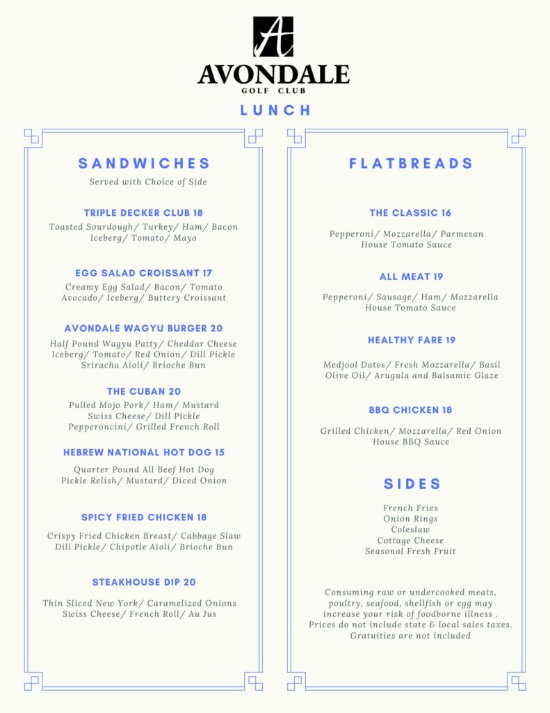Menu Spring Lunch 2 26